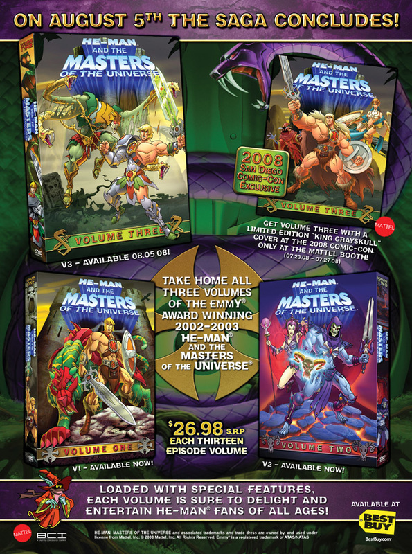 Wizard Ad - BCI DVD He-Man Volumes 1 to 3
